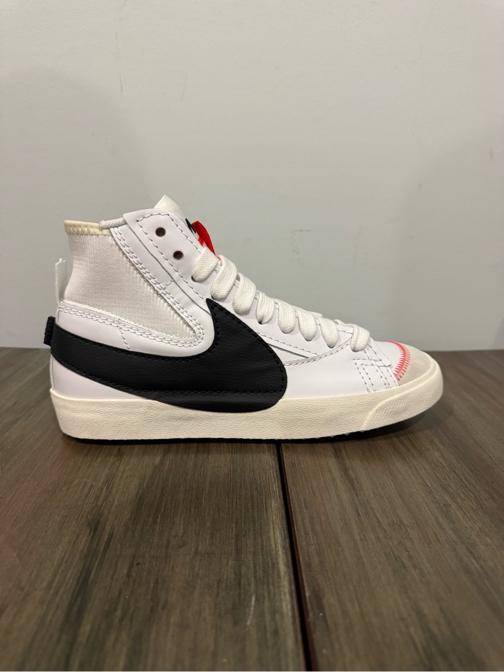 NIKE BLAZER MID “77” JUMBO WHITE BLACK UNISEX SHOES